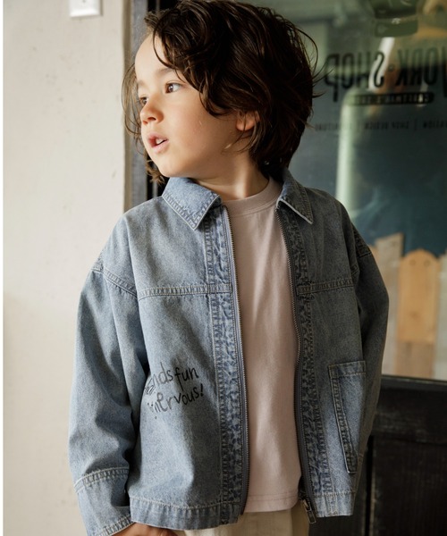 ☆新品the barnnetデニムブルージャケットアウターThe Barnnet