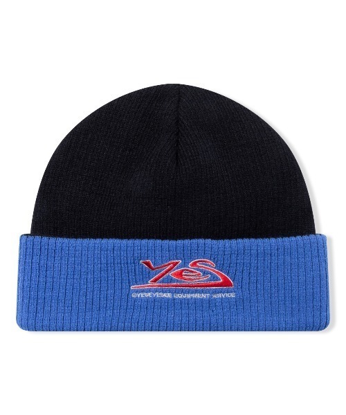 YESEYESEE ニット帽 ニットキャップ Y.E.S Reversible Beanie