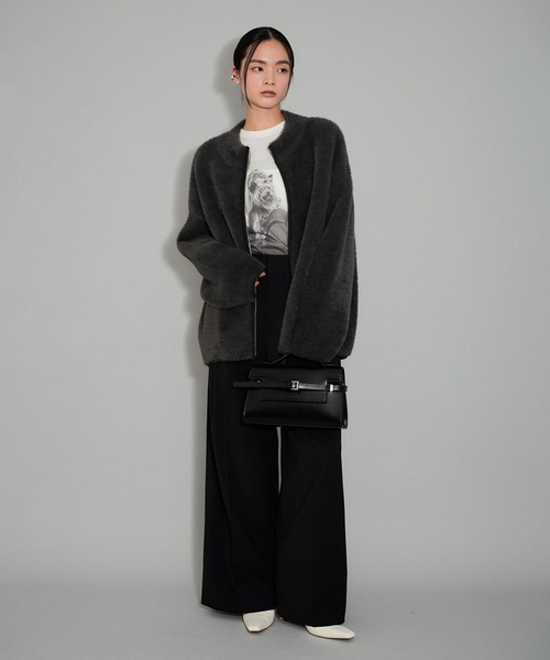 ADAM ET ROPE' ブルゾン アウター 「WEB限定」フェザー接結