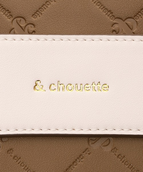 & chouette（アンドシュエット） ショルダーバッグ バッグ 型押し 