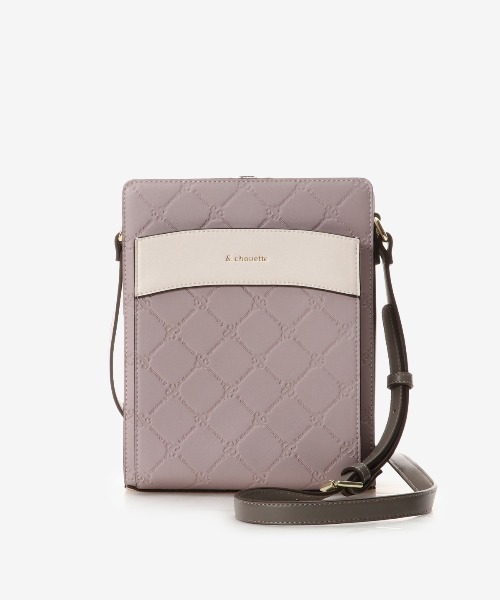 & chouette（アンドシュエット） ショルダーバッグ バッグ 型押し 