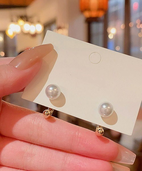 Ritomo De Ricco ピアス シルバー925ポスト・パールピアス レディース 