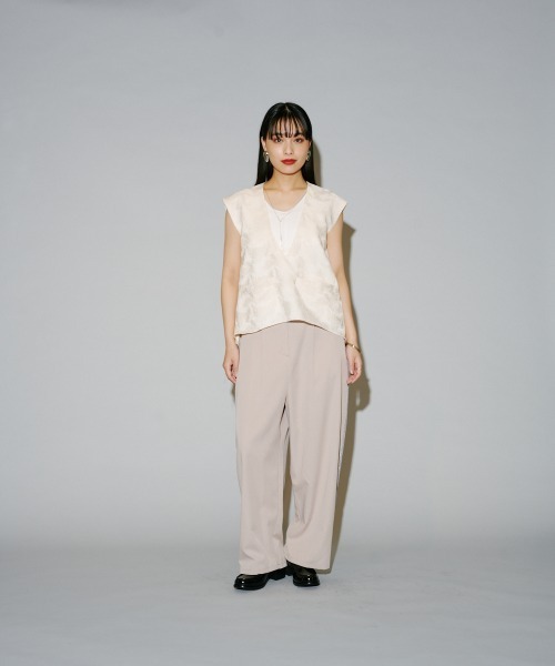 terrace ベスト ジレ レイヤードVネックベスト レディース : ZOZOTOWN
