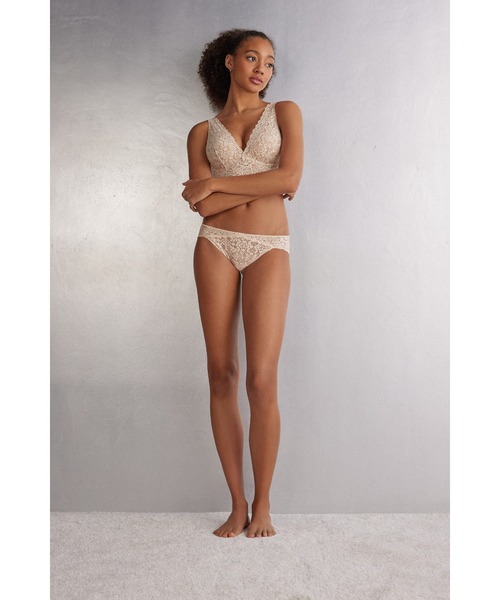 ブラジャー ショーツ　intimissimi Pretty Flowers ブラジリアンショーツ【フローラル柄 ソフトな肌ざわり
