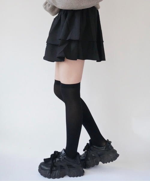 Port（ポート） 靴下 「 」 シンプル 無地 ニーハイソックス