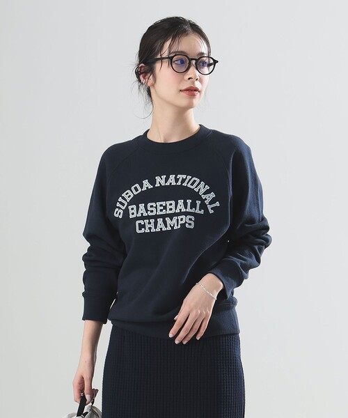 Demi-Luxe BEAMS トレーナー スウェット AK+1 / ロゴ プル
