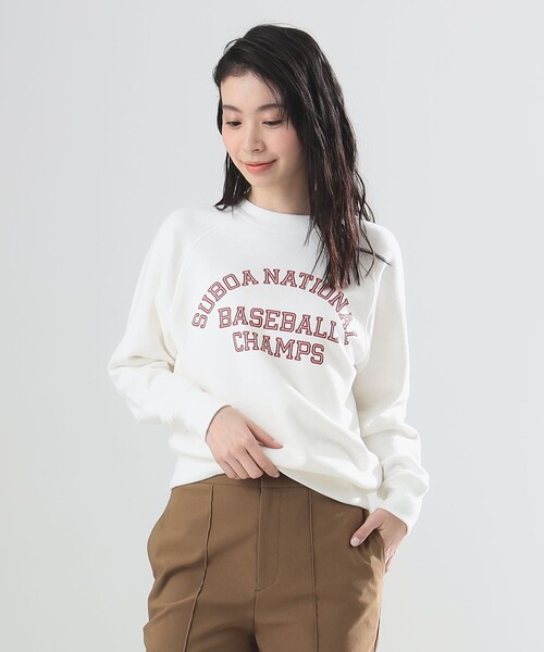 Demi-Luxe BEAMS トレーナー スウェット AK+1 / ロゴ プル