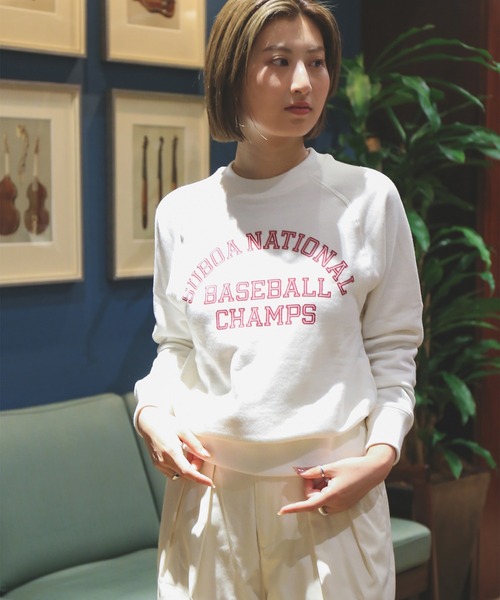 「Demi-Luxe BEAMS」 「ak+1」スウェットカットソー 46 グレー レディース Demi-Luxe BEAMS（デミルクス ビームス）の「AK+1 / 吊裏毛