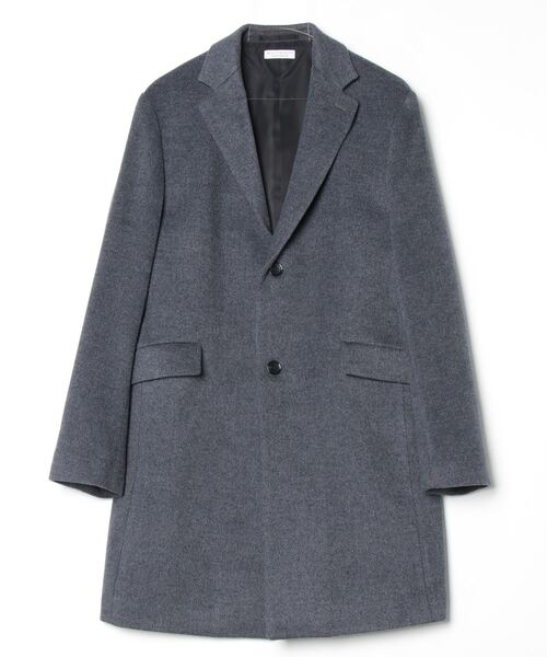 【美品】beauty&youth チェスターコート　グレー　ユナイテッドアローズ BEAUTY＆YOUTH UNITED ARROWS チェスターコート M グレー メンズ