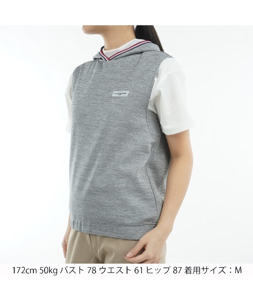TOMMY HILFIGER GOLF パーカー バックロゴ フーディーベスト