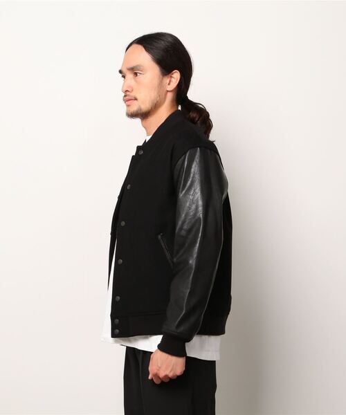 「BEAUTY&YOUTH UNITED ARROWS」 スタジャン L ブラック メンズ_画像3