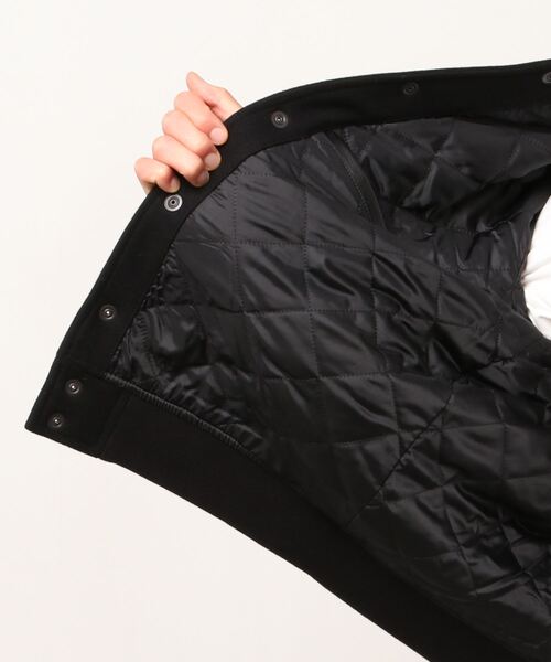 「BEAUTY&YOUTH UNITED ARROWS」 スタジャン L ブラック メンズ_画像4