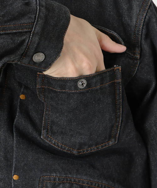 B.C STOCK デニムジャケット gジャン 12.5oz ジップ メンズ : ZOZOTOWN