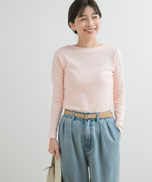 tシャツ 針抜きＴシャツ レディース URBAN RESEARCH DOORS tシャツ 針抜き長袖カットソー レディース