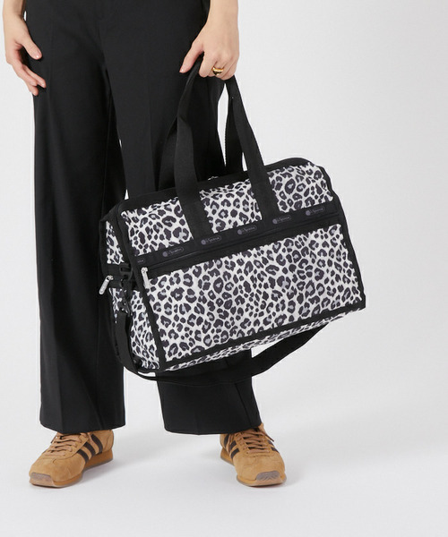LeSportsac ボストンバッグ DELUXE MED WEEKENDER ニュートラル