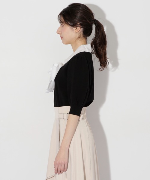 JILL byJILLSTUART シアーボウタイニットジルバイジルスチュアート JILL by STUART ニット セーター シアーボウタイニット