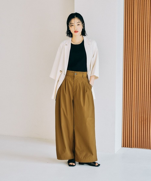 Mi✴︎ページ LEPSIM パンツ 3タックデザインパンツ 322133 レディース : ZOZOTOWN