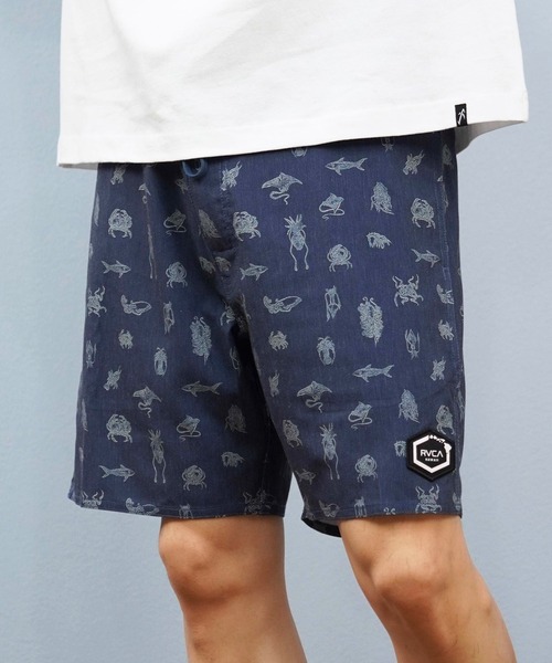 RVCA ルーカ　ボードショーツ　海パンフラワーパターン 水着 L定価¥7700 RVCA ルーカ ボードショーツ 海パンフラワーパターン 水着 L定価
