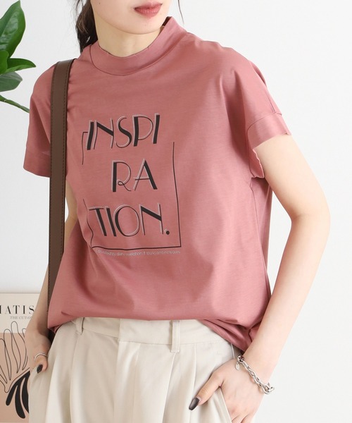 tシャツ BRODIAEA INSPIRATION ロゴプリント 半袖Tシャツ