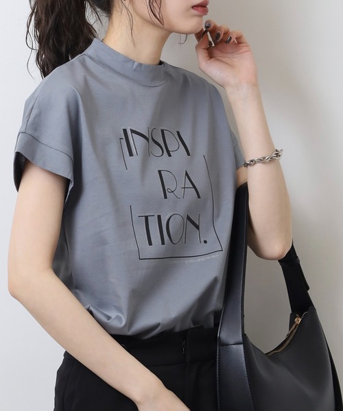 tシャツ BRODIAEA INSPIRATION ロゴプリント 半袖Tシャツ
