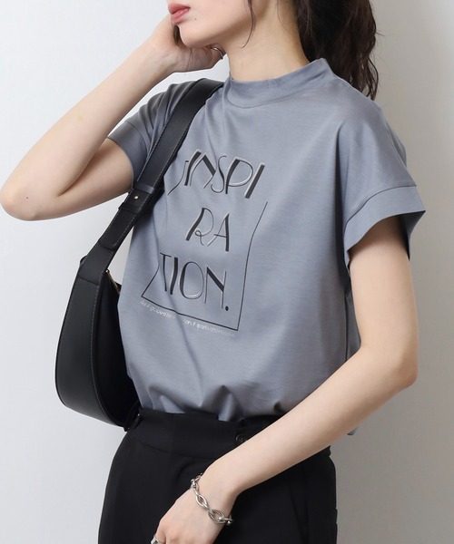 tシャツ BRODIAEA INSPIRATION ロゴプリント 半袖Tシャツ