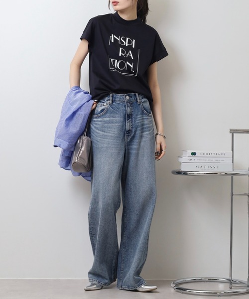 tシャツ BRODIAEA INSPIRATION ロゴプリント 半袖Tシャツ