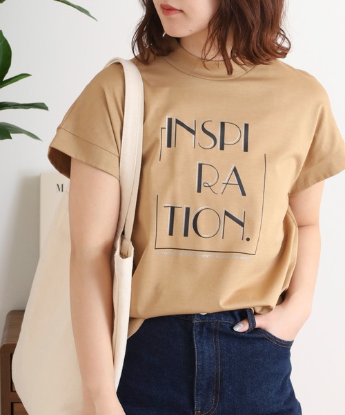 ブローディア BRODIAEA 半袖シンプルロゴカットソー （ベージュ） 楽天市場】brodiaea（Tシャツ・カットソー｜トップス