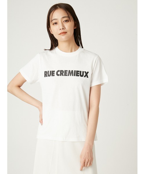tシャツ ウォッシャブル / 接触冷感 / 袖フレアTEE レディース FRAY I.D tシャツ ロゴTシャツ／ウォッシャブル・UVカット・接触