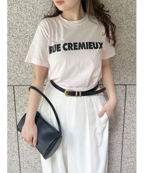 今期タグ付き未使用品　FRAY I.D 黒 半袖Tシャツ FREEサイズ フルーツプリントTシャツ／ウォッシャブル(カットソー