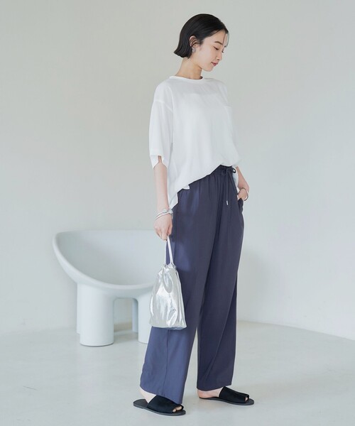 coen（コーエン） ブラウス シャツ 「接触冷感」五分袖Tシャツブラウス 