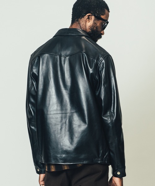 CRIMIE（クライミー） レザーブルゾン L ブラック メンズ : ZOZOTOWN