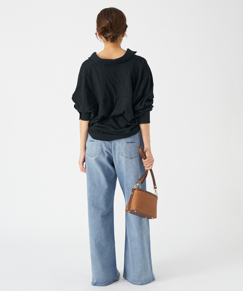 ブラウス シャツ ONIT/オニット ROUGH COTTON OVER SH オーバーサイズシャツ レディース IENA ブラウス シャツ ONIT/オニット ROUGH COTTON OVER SH