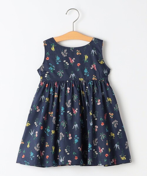 SHIPS ワンピース KIDS:80〜90cm / フラワー ノースリーブ