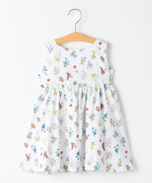 SHIPS ワンピース KIDS:80〜90cm / フラワー ノースリーブ