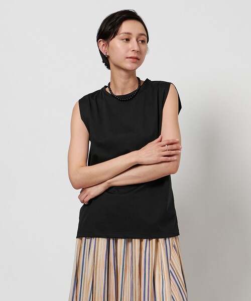 UNITED ARROWS tシャツ ベーシック ノースリーブ カットソー
