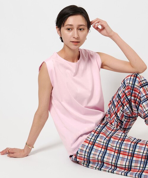 UNITED ARROWS tシャツ ベーシック ノースリーブ カットソー