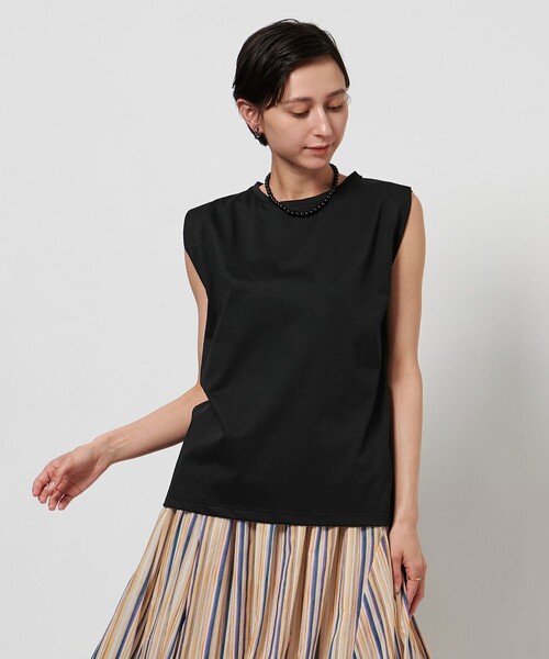 UNITED ARROWS tシャツ ベーシック ノースリーブ カットソー
