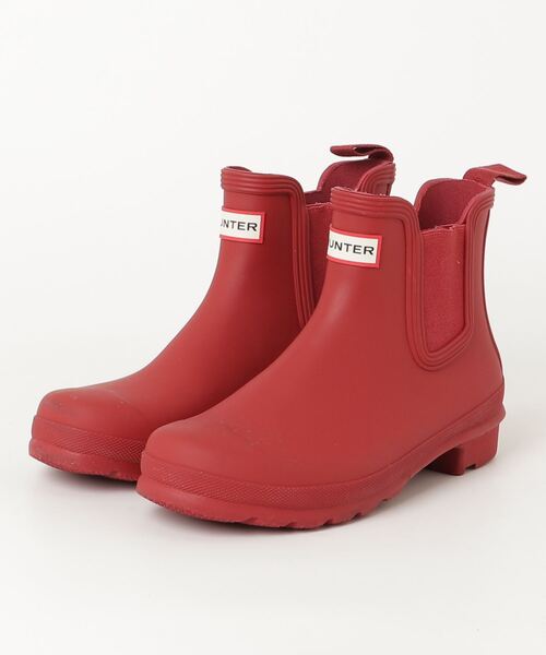 専用　ハンター　HUNTER レインブーツ　UK6 24.5 レッド HUNTER 「HUNTER」 レインブーツ UK6 レッド レディース