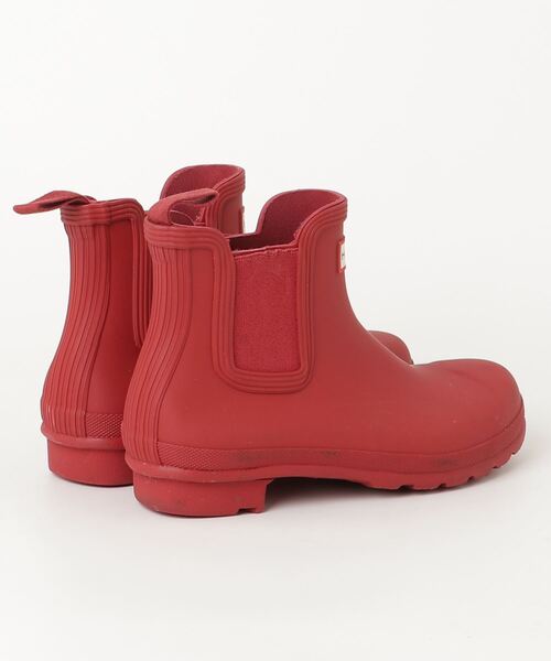 【極美品】HUNTER ハンター レインブーツ レッド UK6 梅雨 極美品】HUNTER ハンター レインブーツ レッド UK6 梅雨 靴