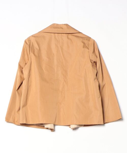 Drawer ドロワー ノーカラージャケット オレンジ 0197624O0146 DRAWER 「Drawer」 ジャケット - オレンジ レディース