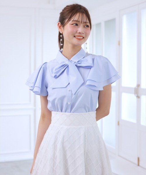 WILLSELECTION - willselection ティアードスリーブレースブラウス WILLSELECTION｜ラッフルスリーブレースドレス | Rakuten