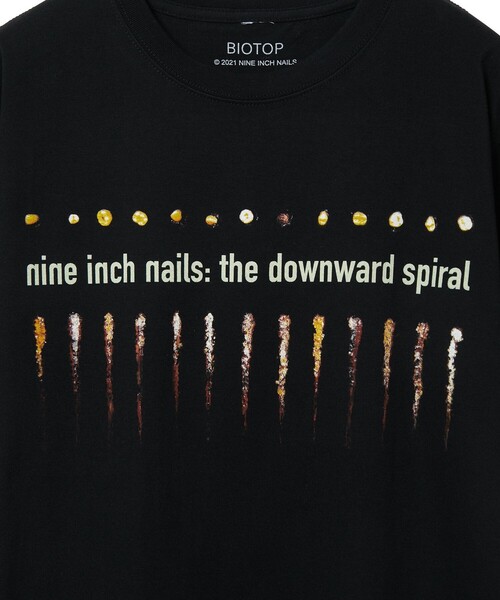 BIOTOP tシャツ 「Nine Inch Nails × BIOTOP」 THE DOWNWARD