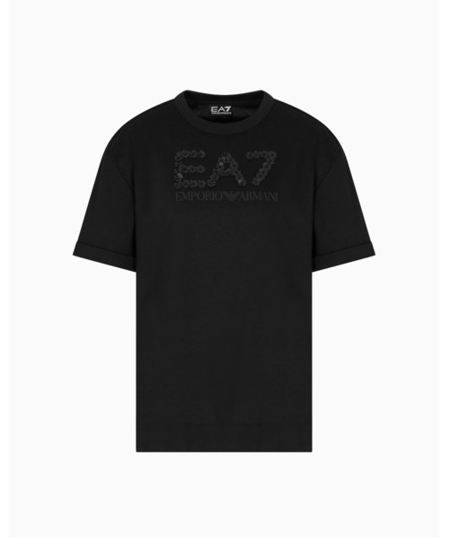 tシャツ 「エンポリオ アルマーニ EA7」Logo Series Tシャツ ストレッチコットンジャージー レディース undefined
