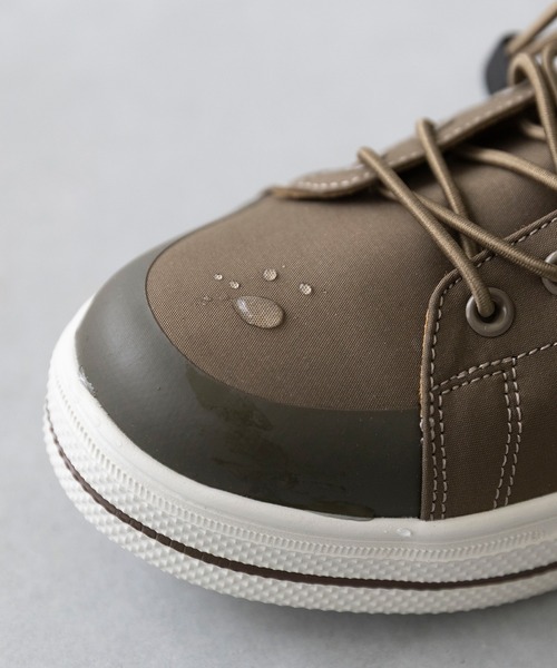 moz（モズ） スニーカー 晴雨兼用 ハイカット 甲ストラップ スニーカー