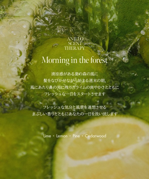 anillo（アニーロ） ヘアオイル 「anillo/アニーロ」ライムサンデー