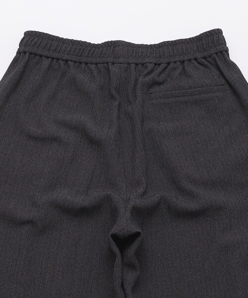 SHIPS（シップス） スラックス SHIPS:「洗濯機可能」メランジ ワイド