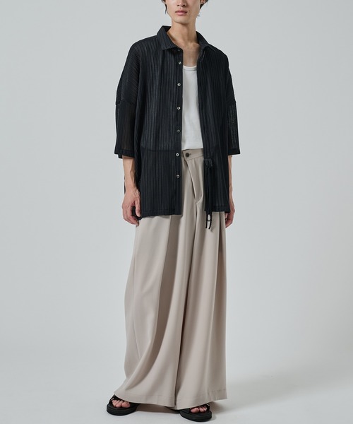 SHAREEF（シャリーフ） シャツ 「SHAREEF」PLEATS SH メンズ