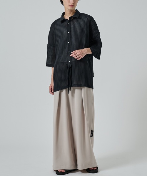 SHAREEF（シャリーフ） シャツ 「SHAREEF」PLEATS SH メンズ