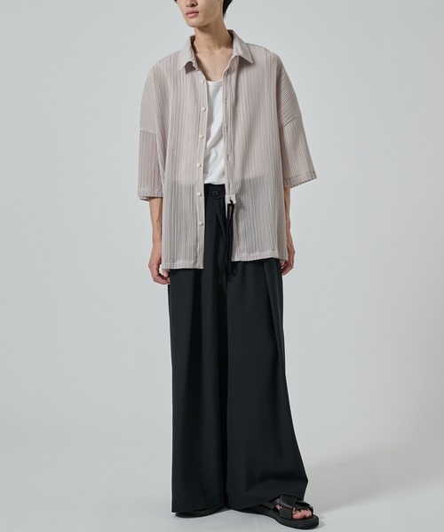 SHAREEF（シャリーフ） シャツ 「SHAREEF」PLEATS SH メンズ