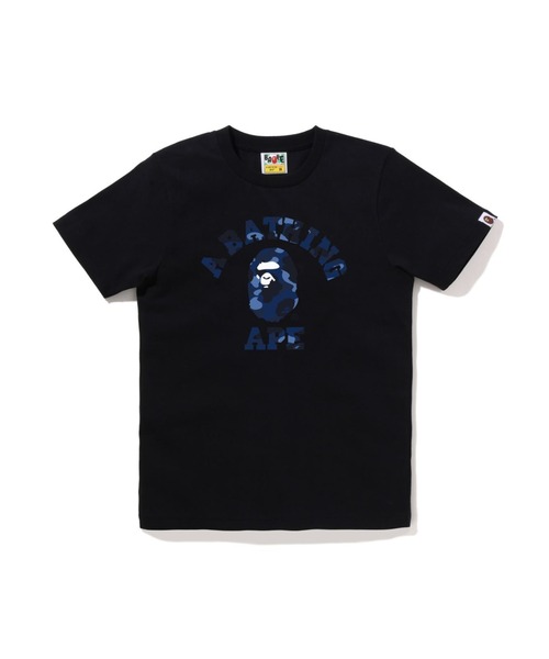 A BATHING APE（アベイシングエイプ） tシャツ COLOR CAMO COLLEGE TEE